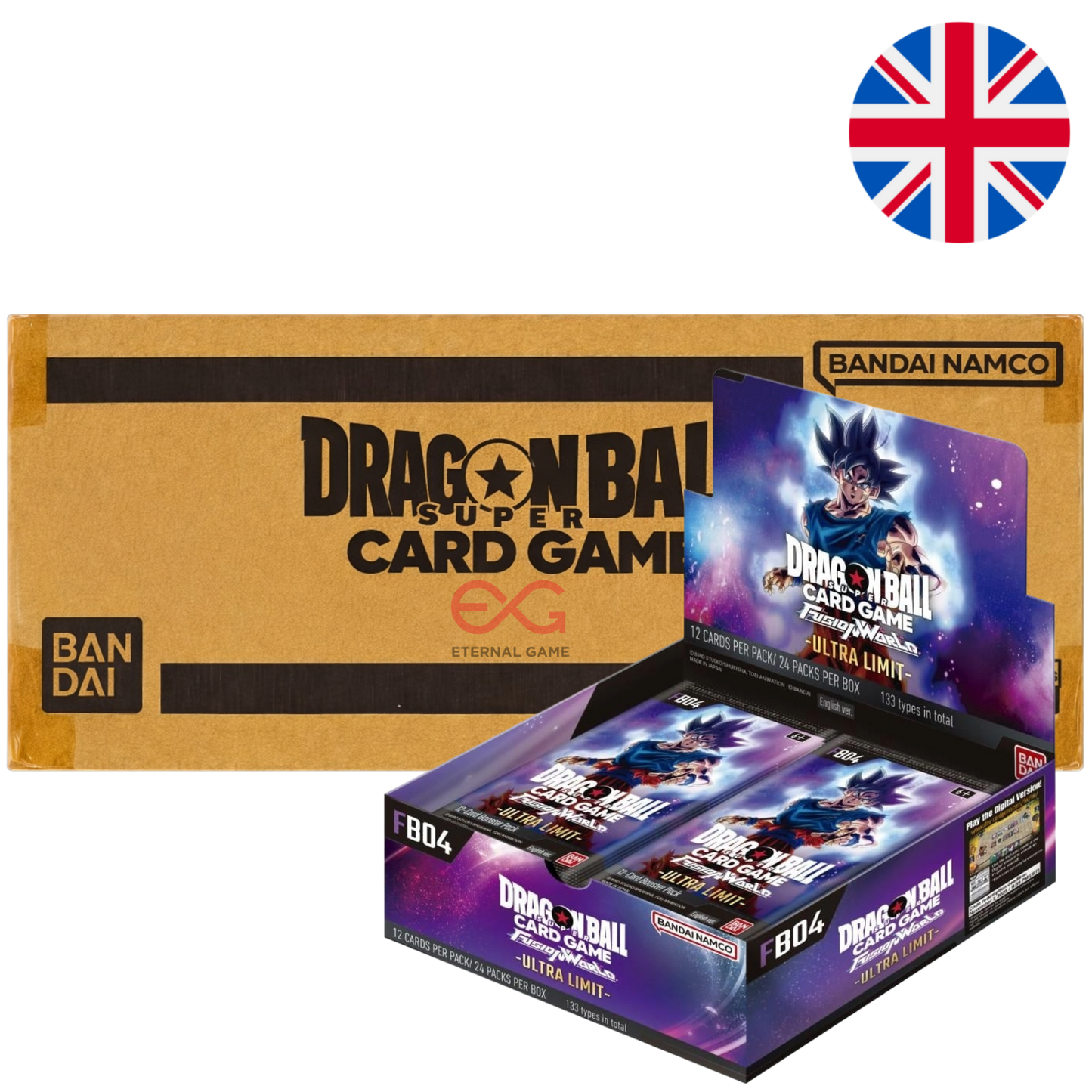 Dragon Ball Super Card Game FB04 - Fusion World - Ultra Limit Display (Englisch)