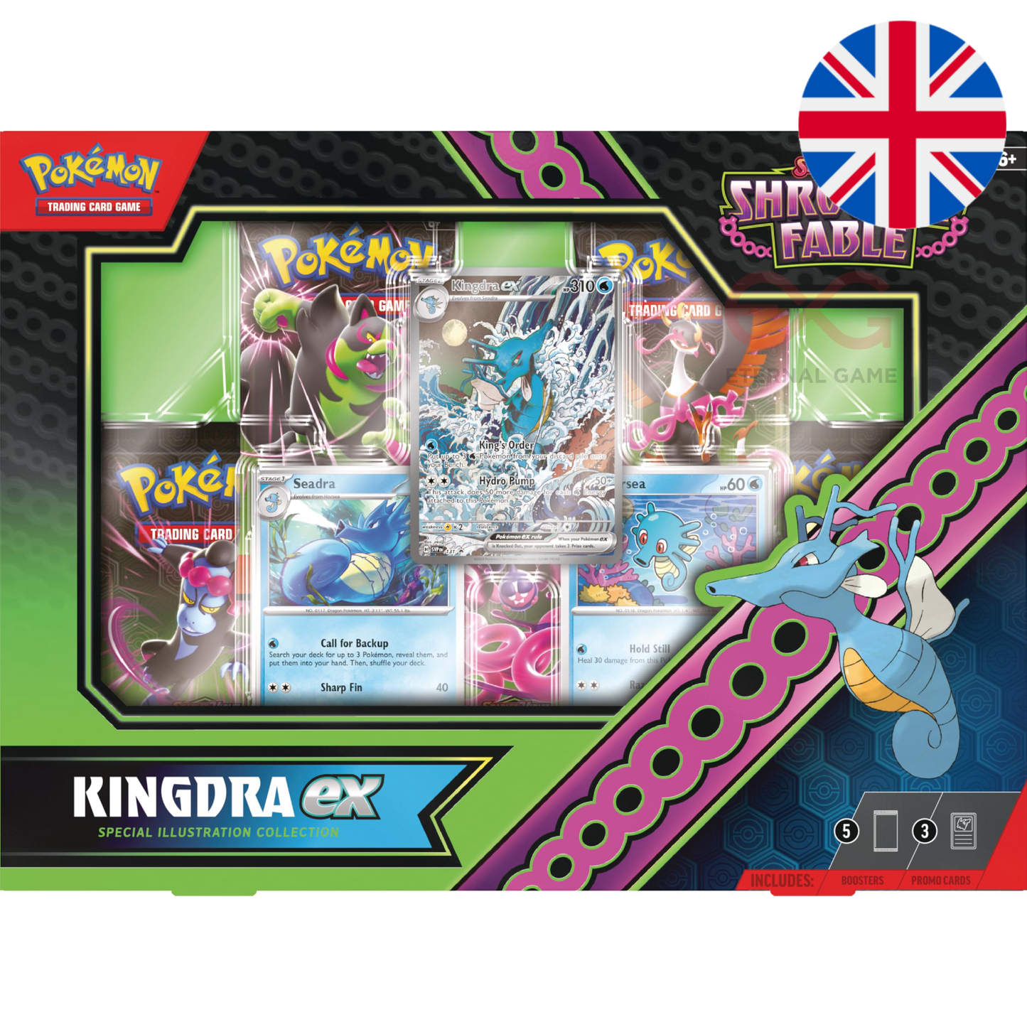 Pokemon Shrouded Fable: Kingdra ex Special Illustration Collection EN