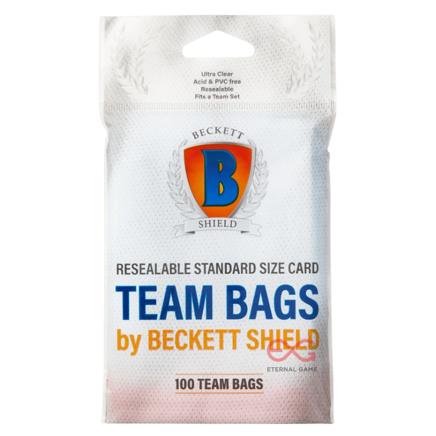 BECKETT SHIELD - Team Bags Standard – Wiederverschließbare – 100 Stück