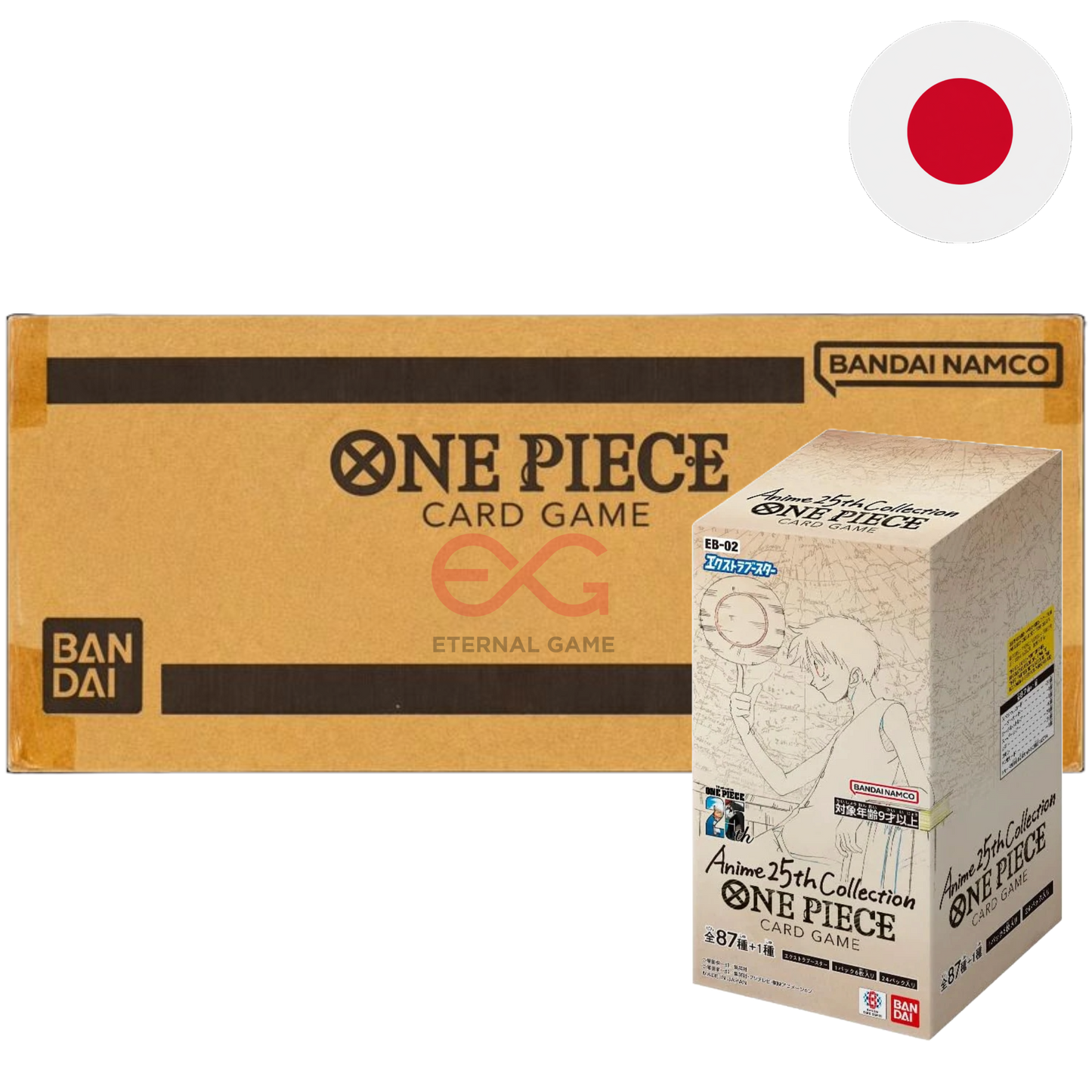 One Piece Card Game EB02 – Anime 25th Collection Display (Japanisch)