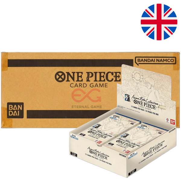 One Piece Card Game EB02 – Anime 25th Collection Display (Englisch)
