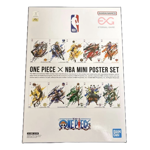 One Piece x NBA - NBA Mini Poster Complete set of 10 Types