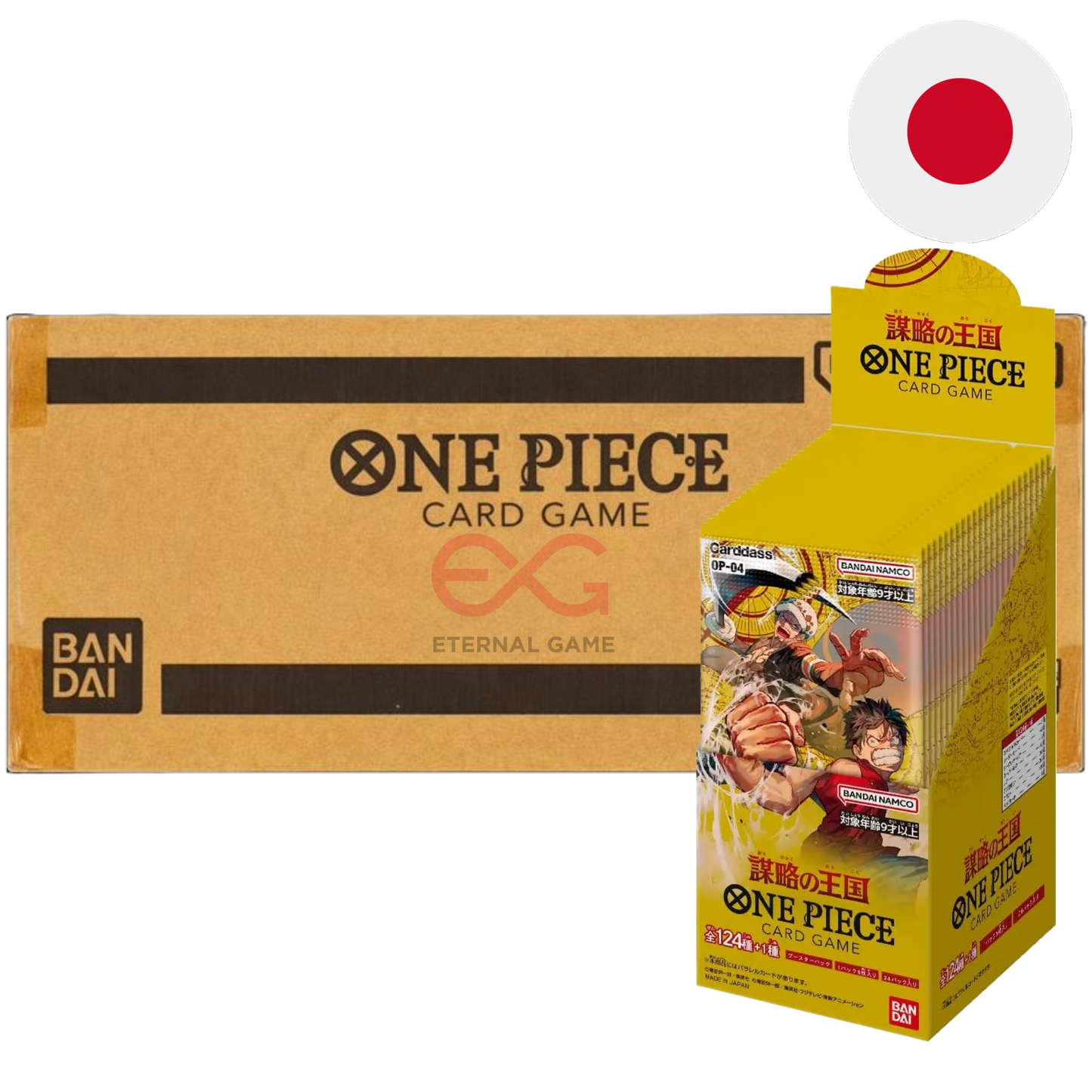 One Piece Card Game OP04 – Kingdoms of Intrigue Display (Japanisch)
