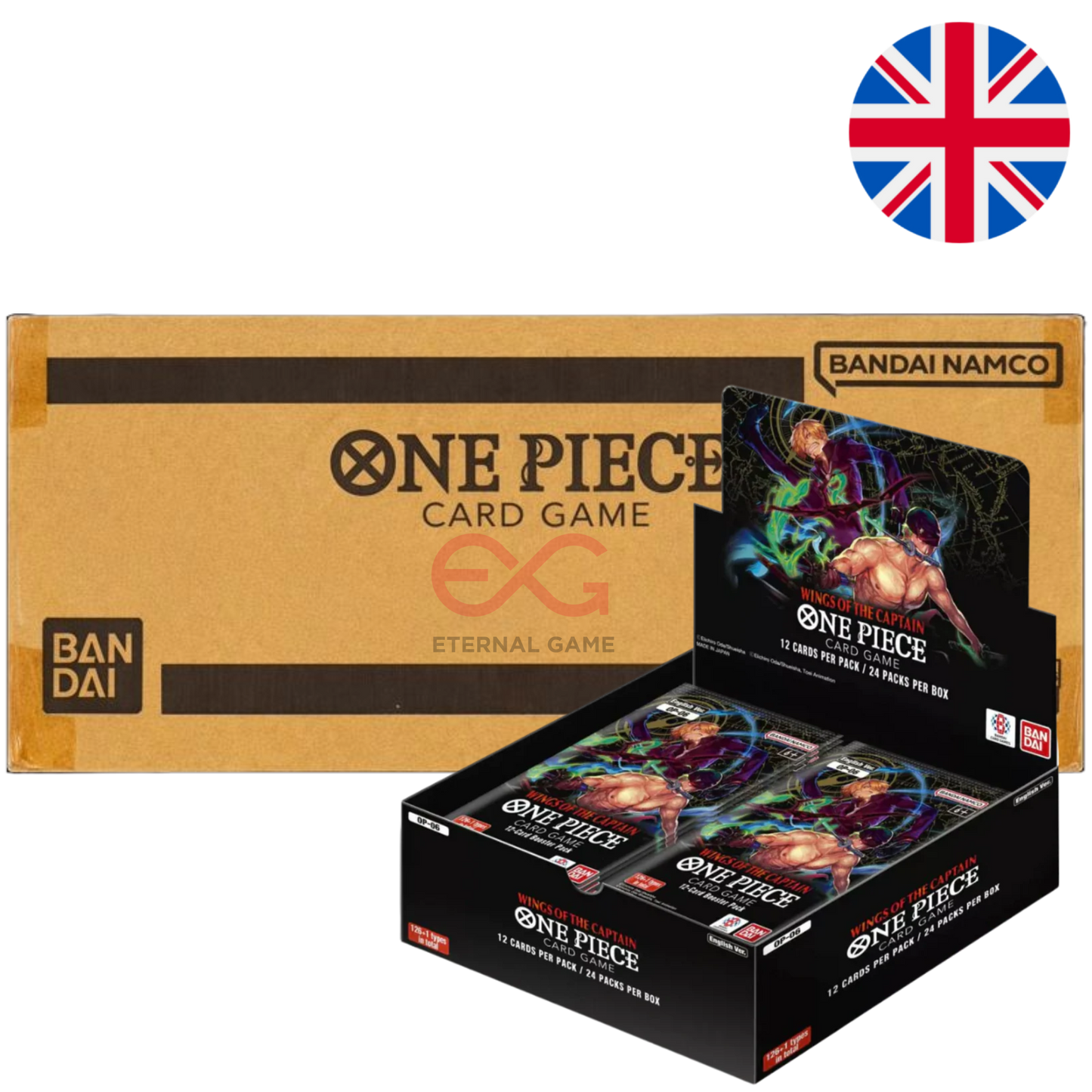 One Piece Card Game OP06 – Wings of the Captain Display (Englisch)