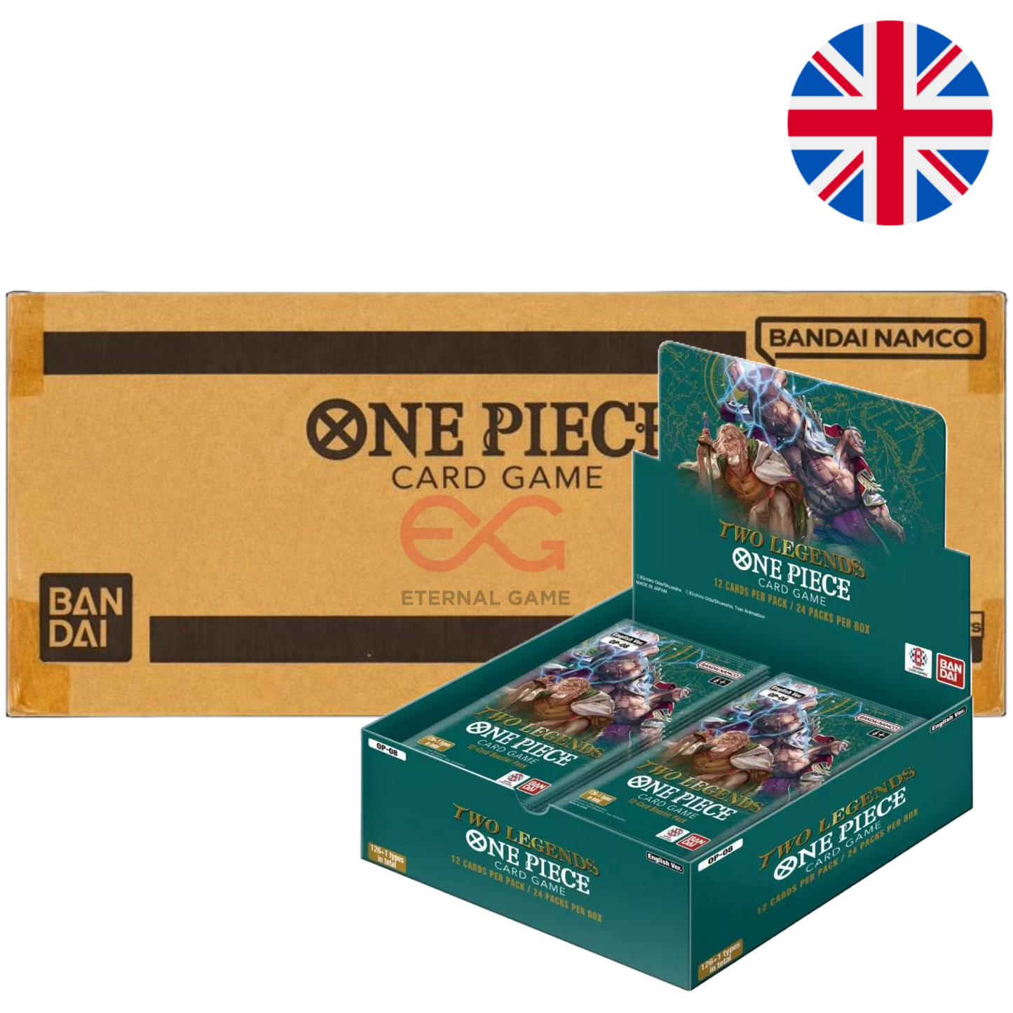One Piece Card Game OP08 – Two Legends Display (Englisch)