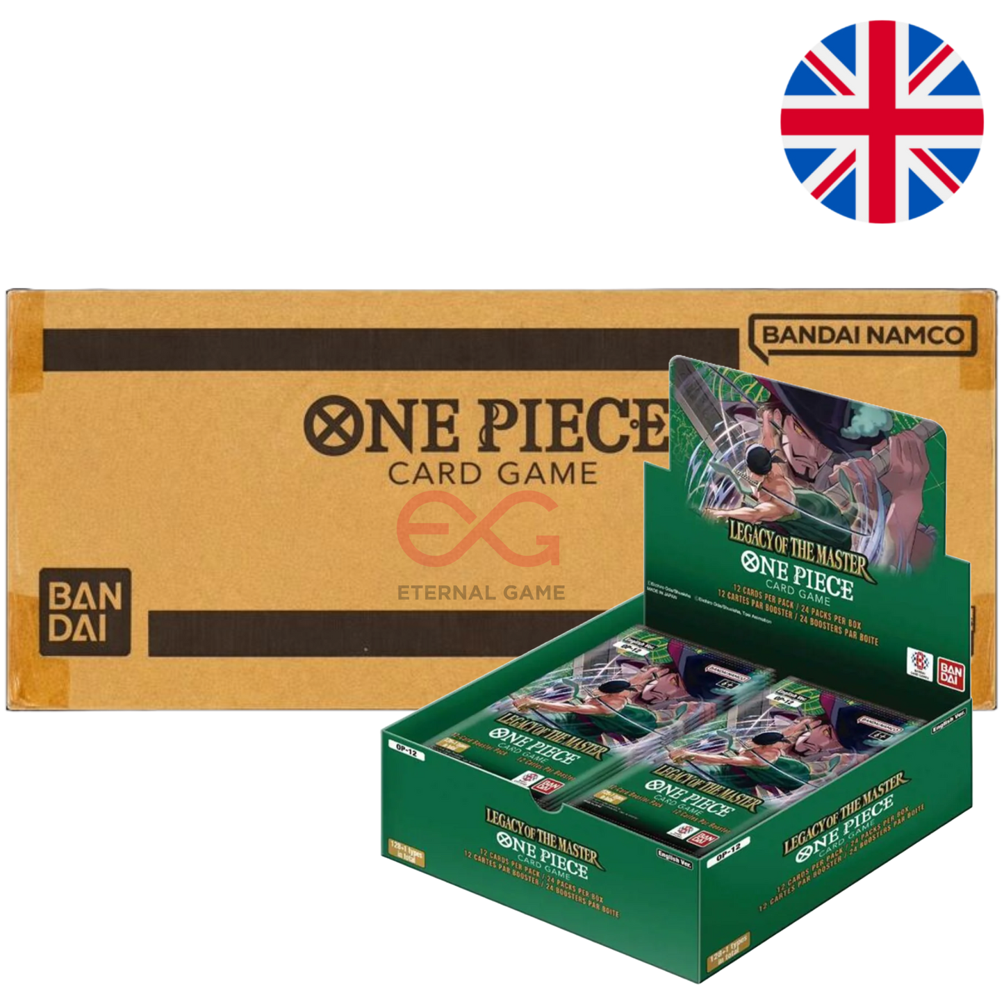 One Piece Card Game OP12 – Legacy of the Master Display (Englisch)