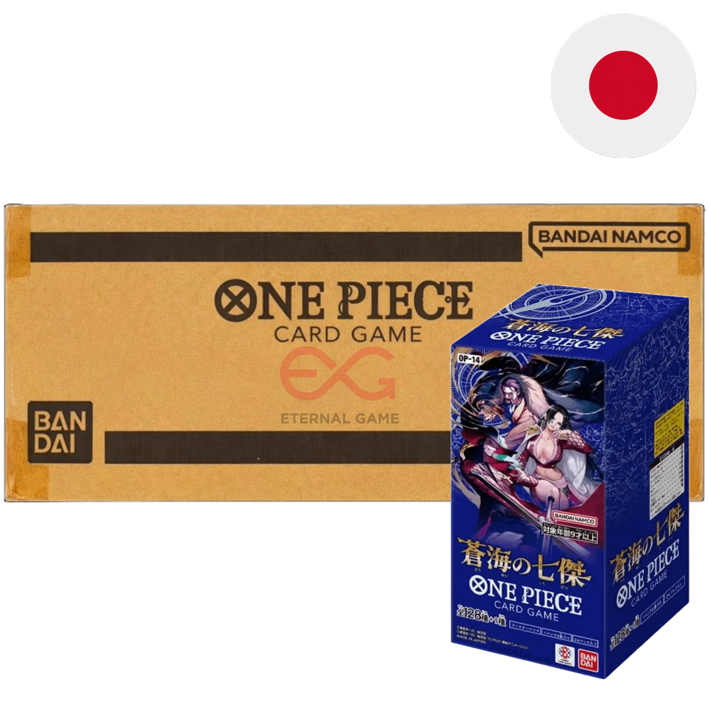 One Piece Card Game OP14 – The Azure Sea’s Seven Display (Japanisch)