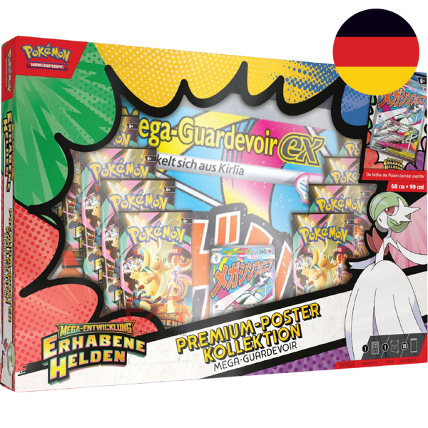 Pokémon Premium-Poster-Kollektion Mega-Entwicklung - Erhabene Helden: Mega-Guardevoir Deutsch