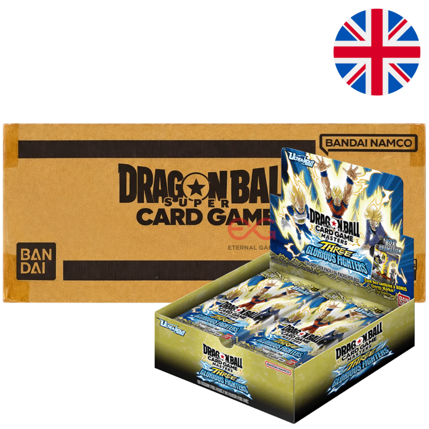 Dragon Ball Super Card Game B30 - Masters Ultra-Bout Series  - Three Glorious Fighters Display (Englisch)