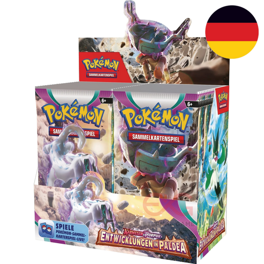 Pokemon Karmesin & Purpur Entwicklungen in Paldea Booster Display KP 02 deutsch OVP