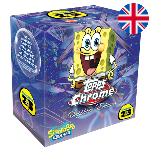 2025 Topps Chrome Sapphire SpongeBob 25th Anniversary Hobby Box