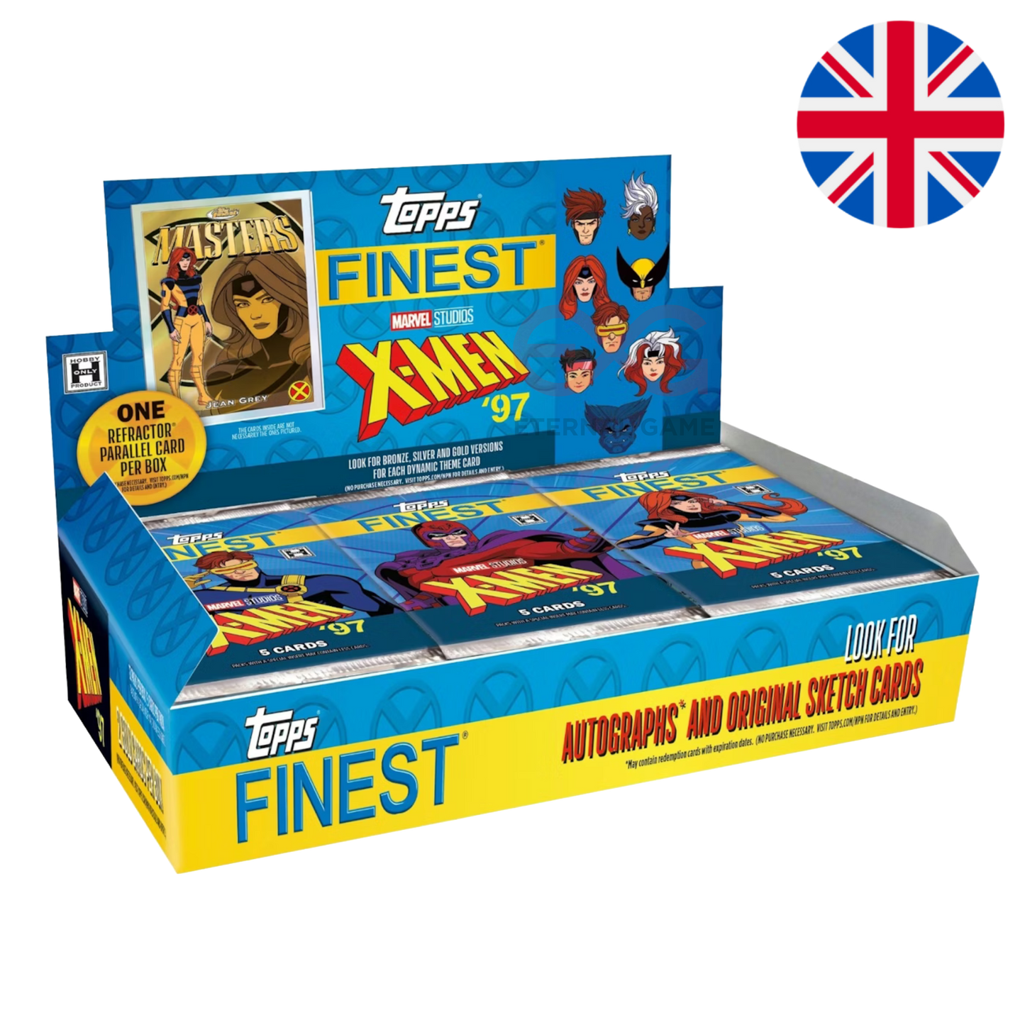 2025 Topps Finest® X-Men 97' - Hobby Box