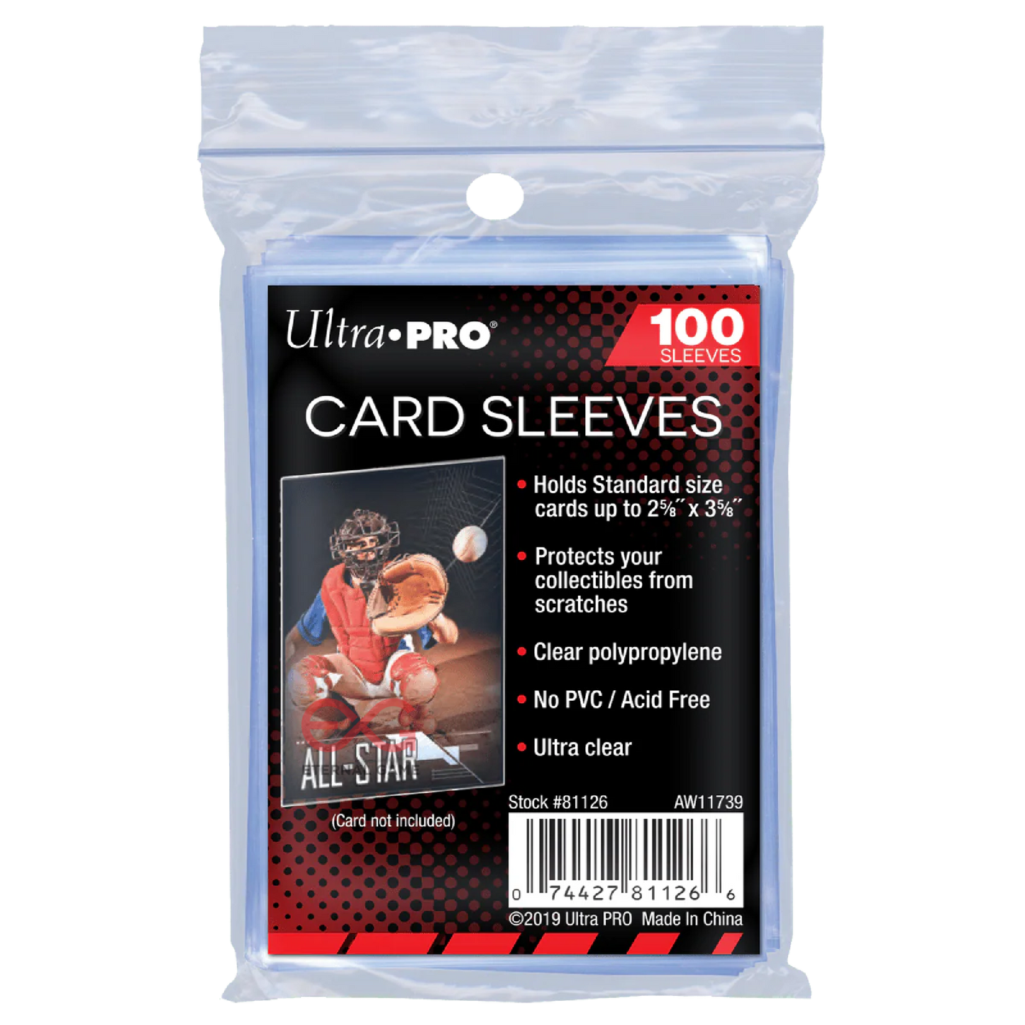 Ultra Pro - Penny Sleeves Standard Kartenhüllen für Sammelkarten (100 Stk.)