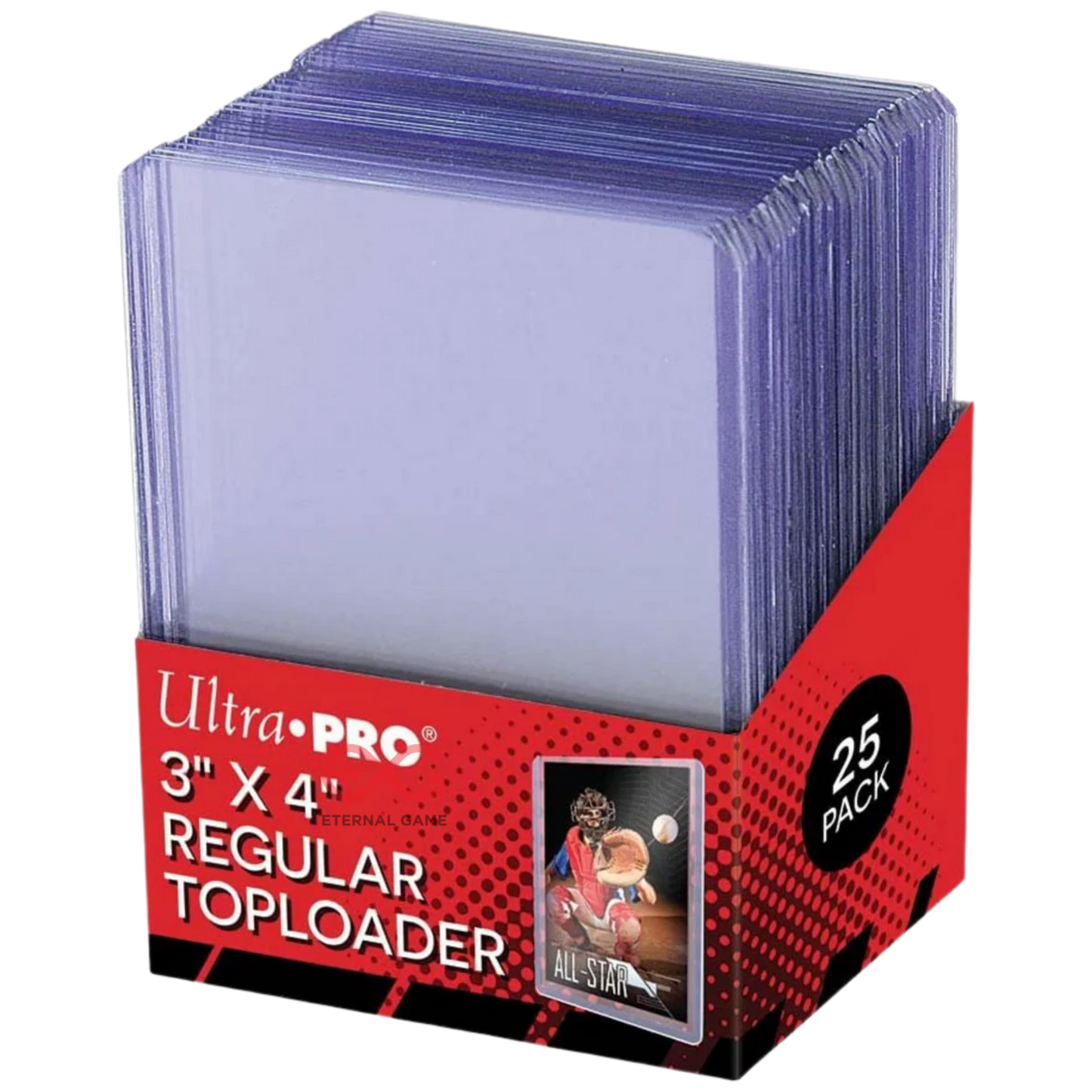 Ultra Pro - 3" x 4" REGULAR Toploader Kartenhüllen für Sammelkarten - 25 Stück