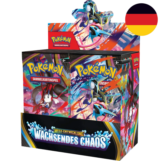 Pokemon Mega Entwicklung Wachsendes Chaos Booster Display ME04 deutsch OVP