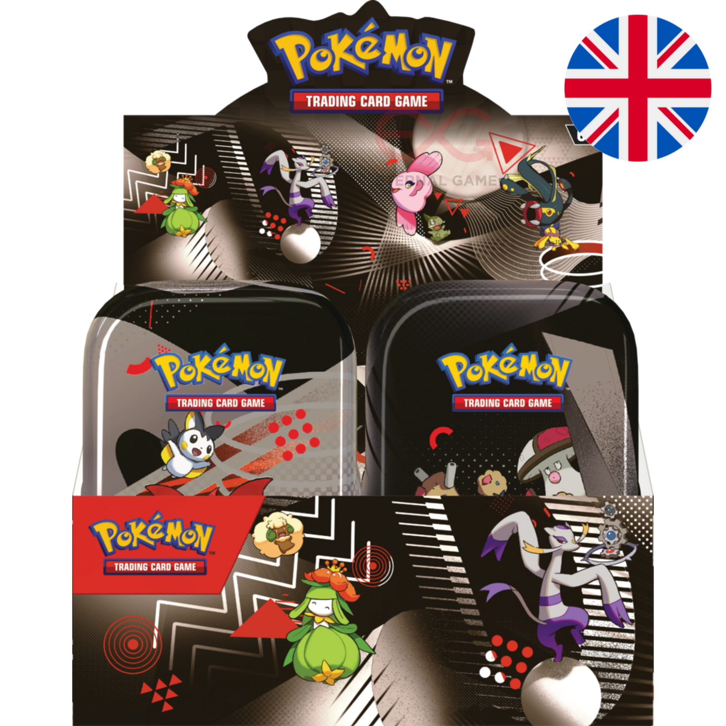 Pokémon TCG: Scarlet & Violet 10.5 – Mini Tin Display (Englisch)