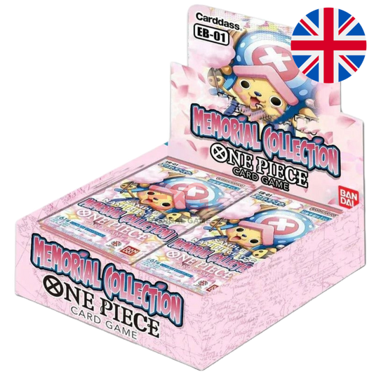 One Piece Card Game EB01 – Memorial Collection Display (Englisch)