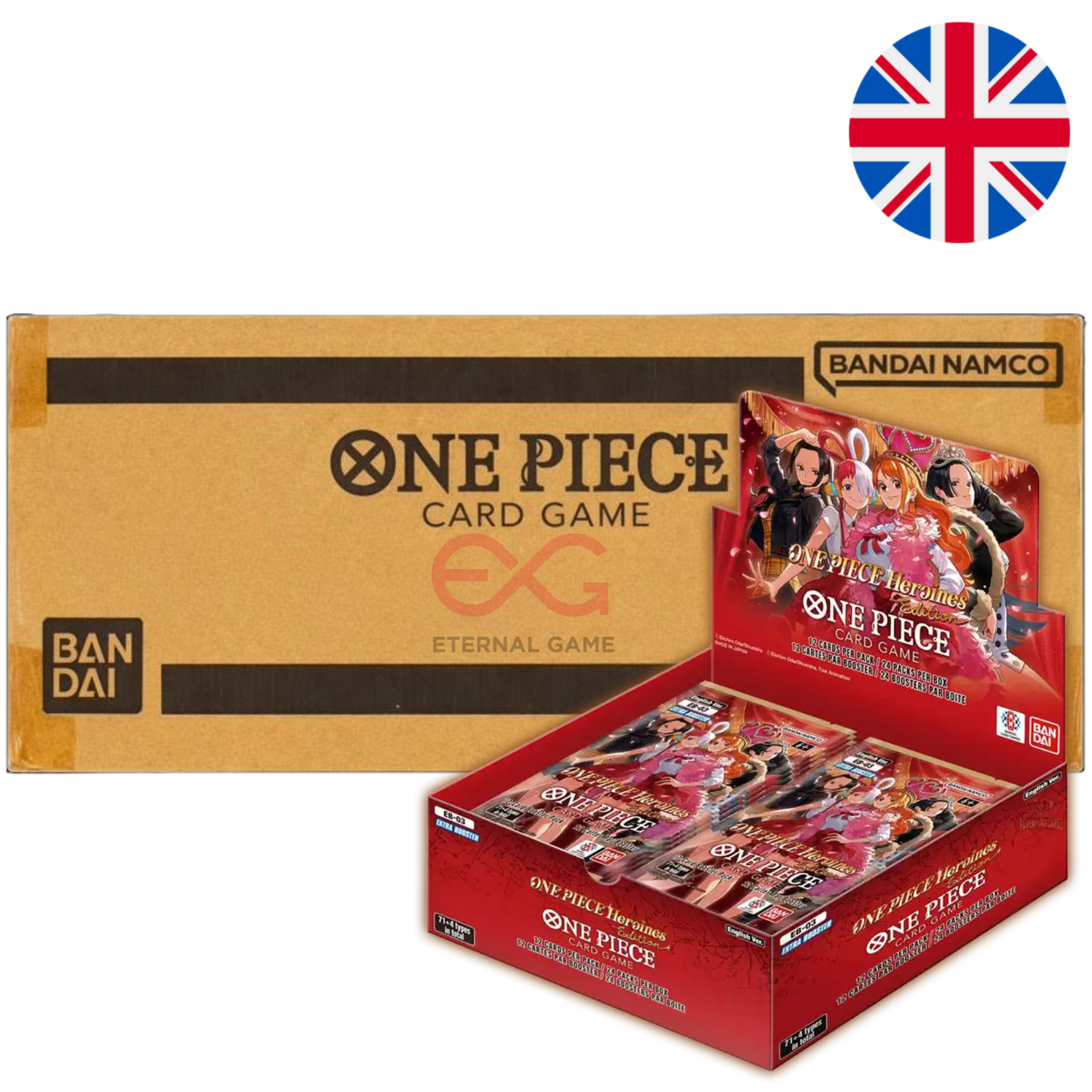One Piece Card Game EB03 – Heroines Edition Display (Englisch)