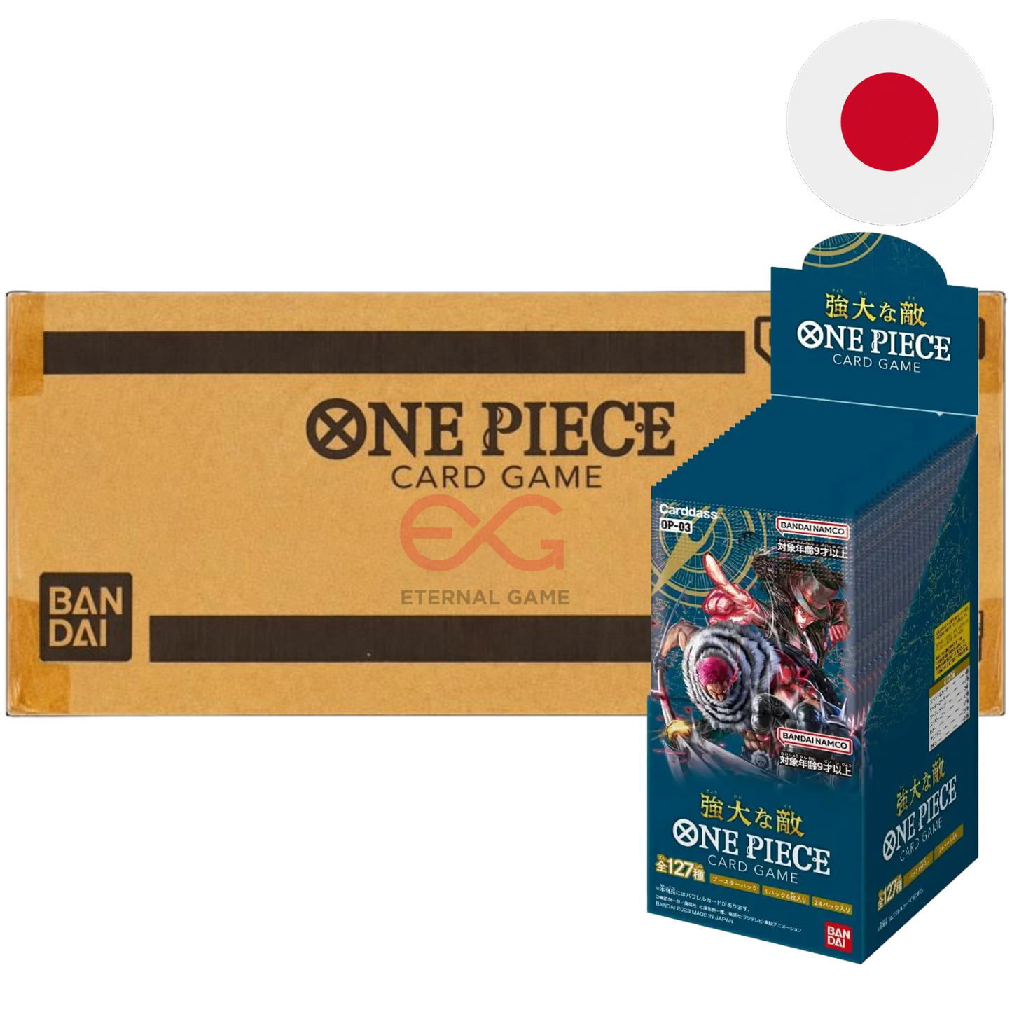 One Piece Card Game OP03 – Pillars of Strength Display (Japanisch)
