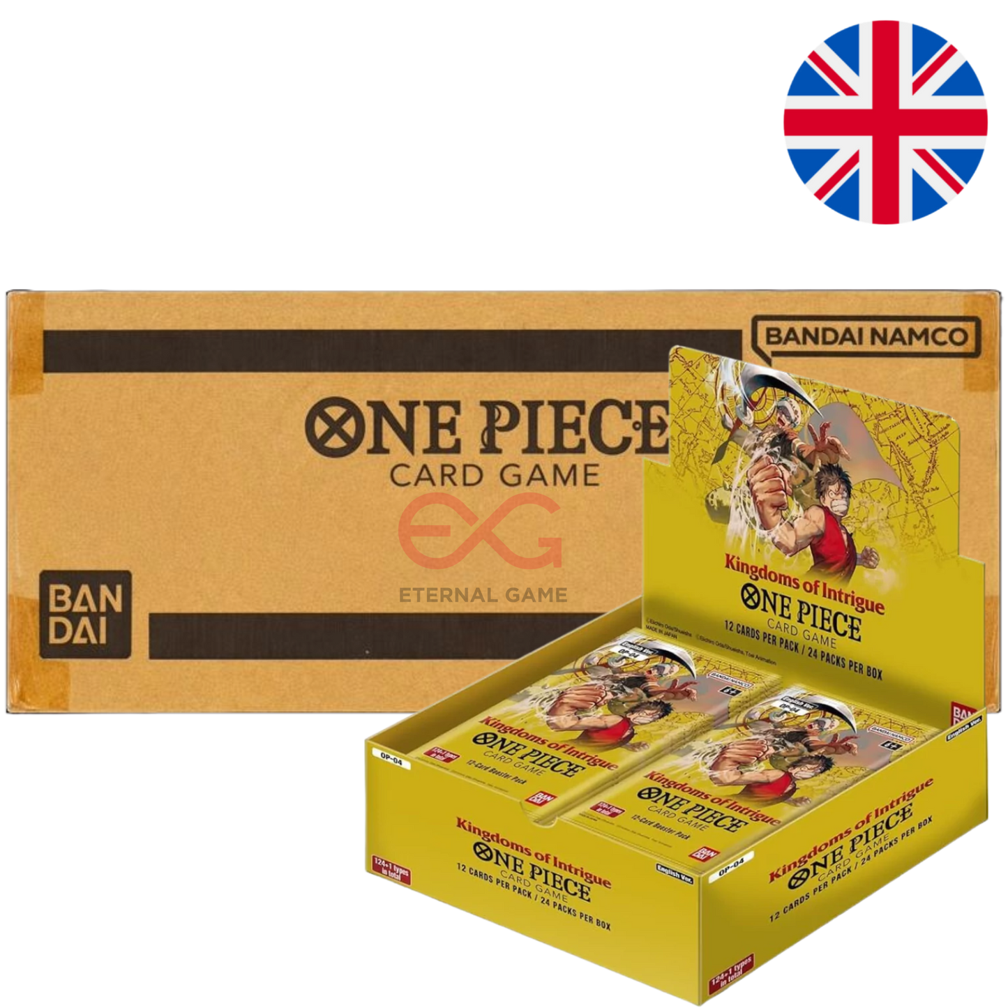 One Piece Card Game OP04 – Kingdoms of Intrigue Display (Englisch)