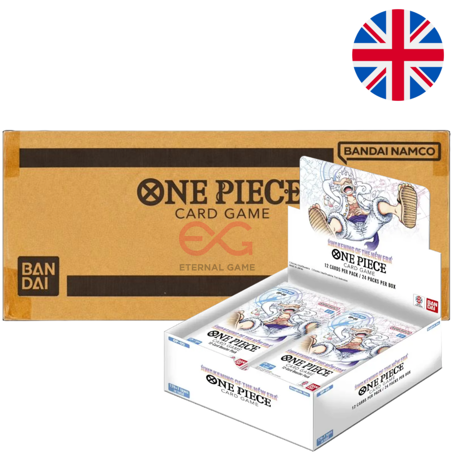One Piece Card Game OP05 – Awakening of the New Era Display (Englisch)