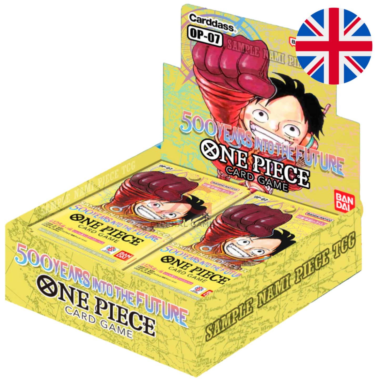 One Piece Card Game OP07 – 500 Years in the Future Display (Englisch)