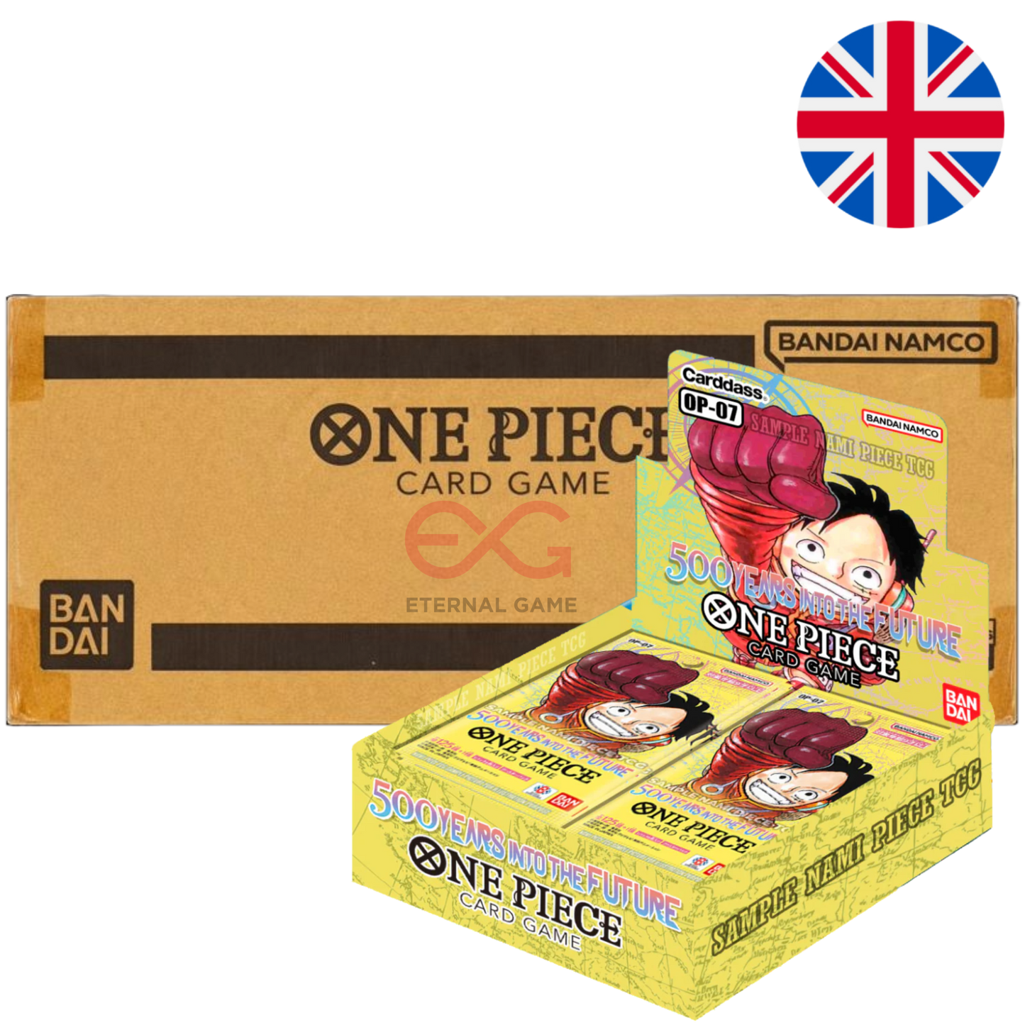 One Piece Card Game OP07 – 500 Years in the Future Display (Englisch)