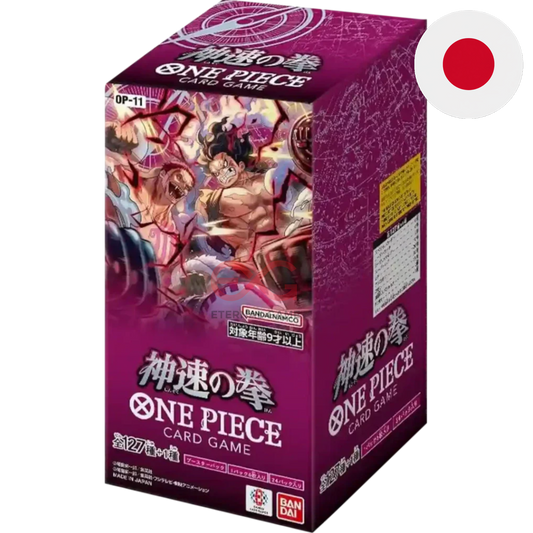 One Piece Card Game OP11 – A Fist of Divine Speed Display (Japanisch)