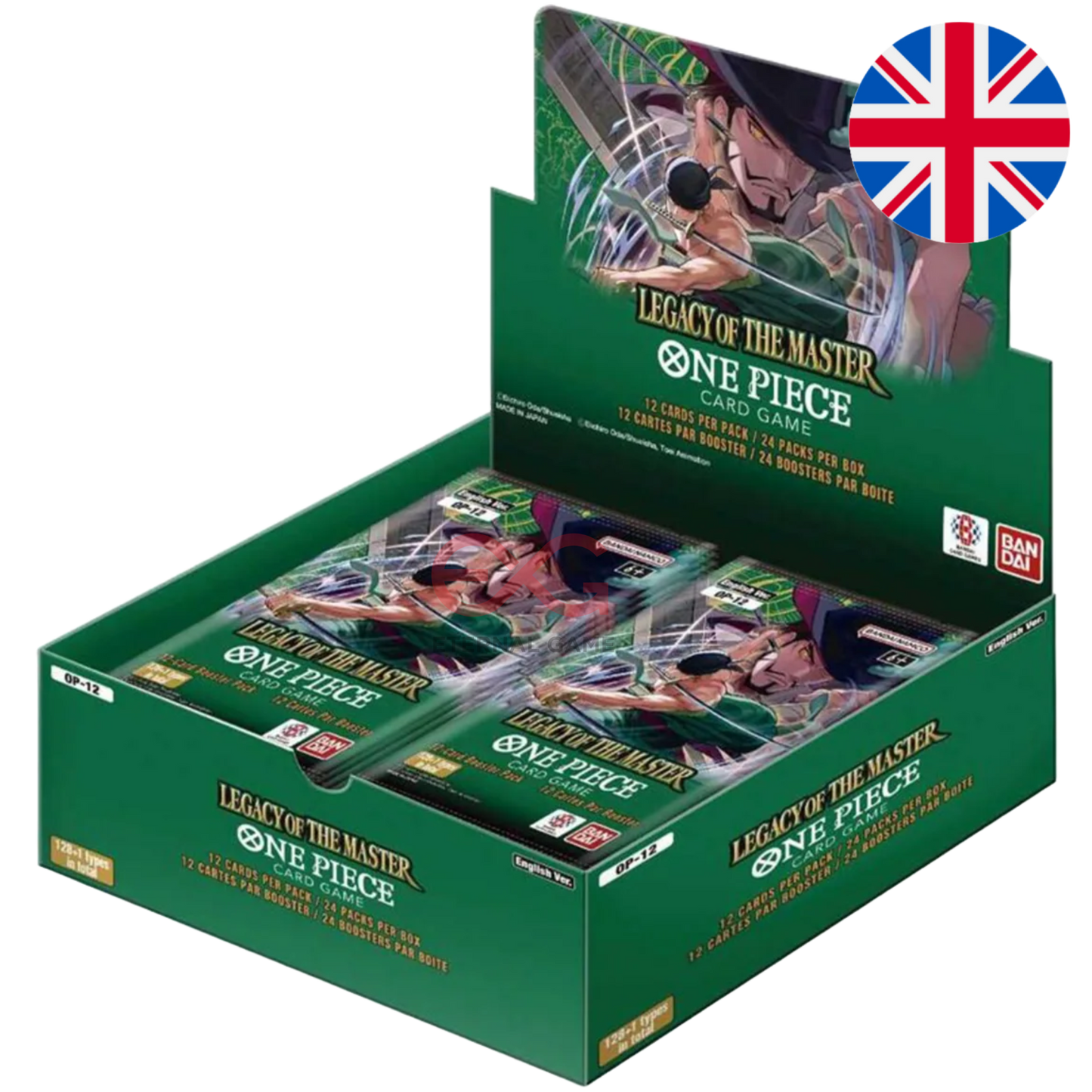One Piece Card Game OP12 – Legacy of the Master Display (Englisch)