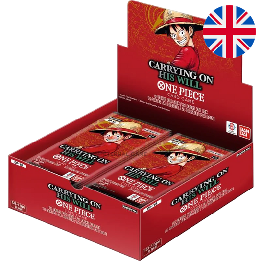 One Piece Card Game OP13 – Carrying on His Will Display (Englisch)