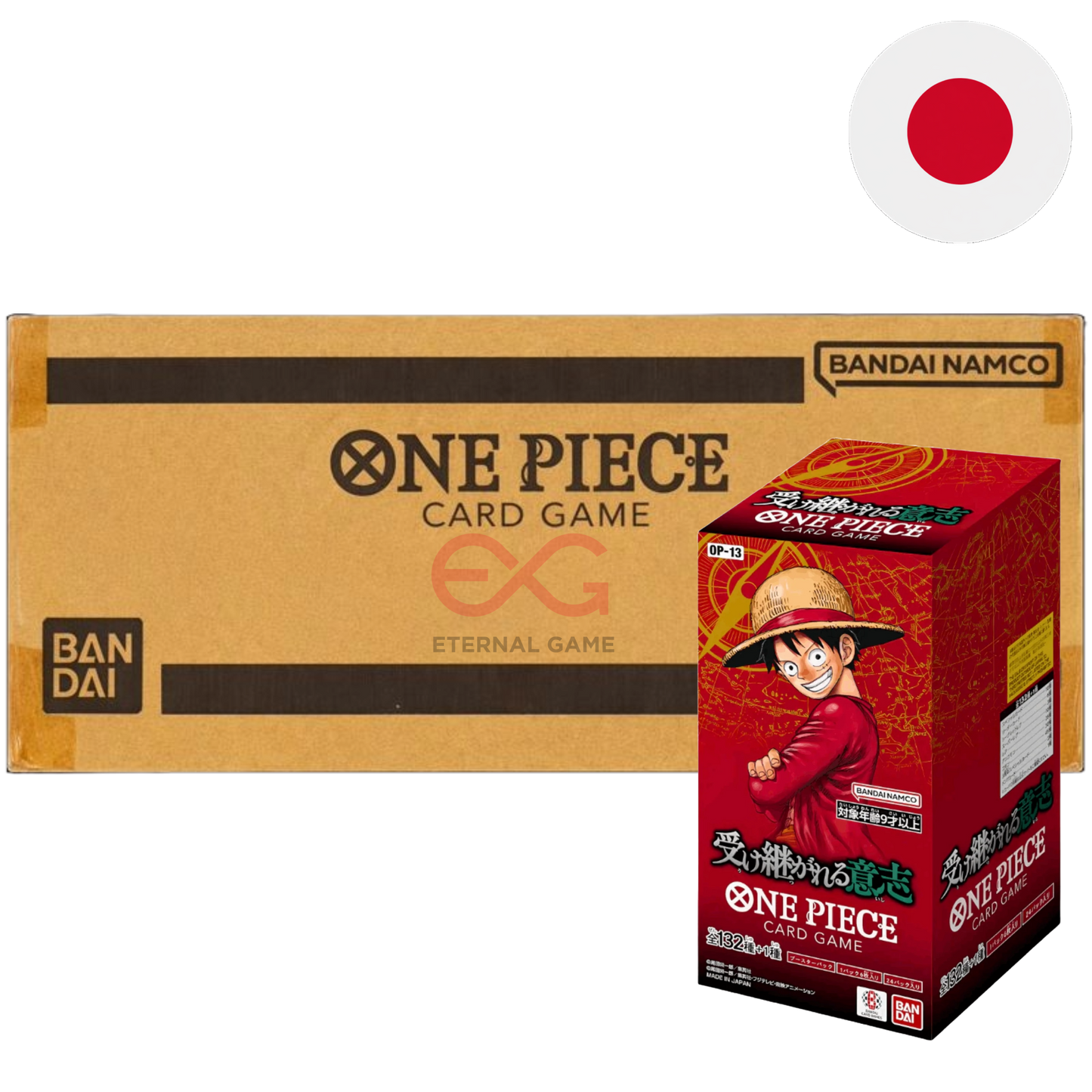 One Piece Card Game OP13 – Carrying on His Will Display (Japanisch)