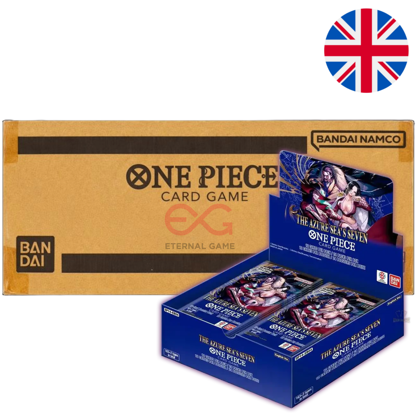 One Piece Card Game OP14 – The Azure Sea’s Seven Display (Englisch)