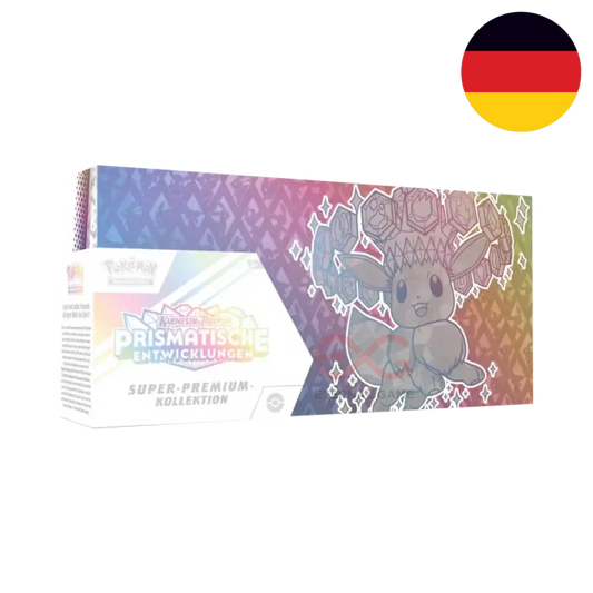Pokémon Karmesin & Purpur – Prismatische Entwicklungen KP08.5 Super-Premium-Kollektion