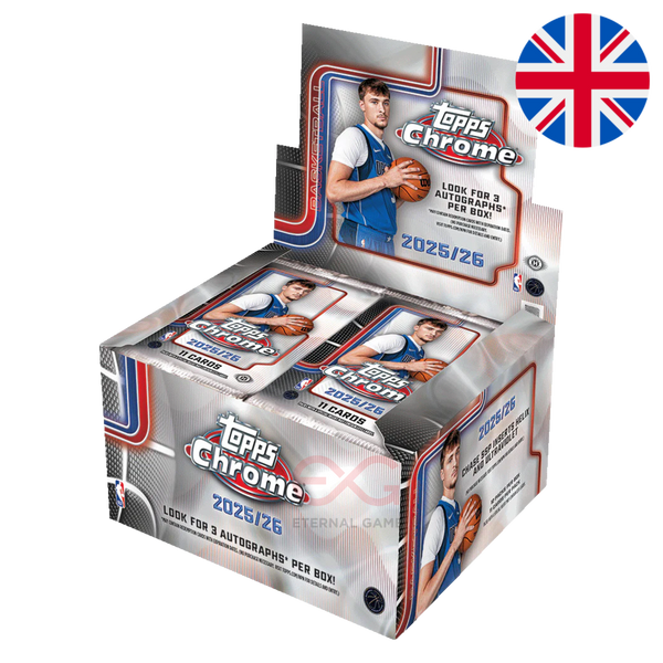 2025/26 Topps Chrome Basketball – Hobby Jumbo Box
